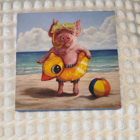 2 Piece Cute Animal Wood Art Set - Picture 4 of 8